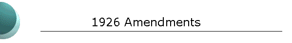 1926 Amendments