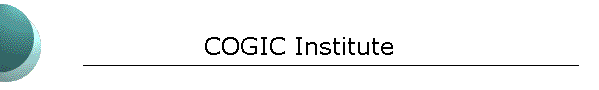 COGIC Institute